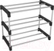 Миниатюра изображения товара Полка для обуви Sheffilton SHT-SR6 (черный/хром)