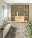 Миниатюра изображения товара Плитка Beryoza Ceramica Полонез белый (418x418)