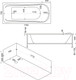 Миниатюра изображения товара Ванна акриловая BAS Мальта 170x75