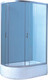 Миниатюра изображения товара Душевой уголок Coliseum Satriya T-100 R (матовое стекло)