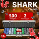 Миниатюра изображения товара Набор для покера Shark CGI-500