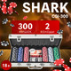 Миниатюра изображения товара Набор для покера Shark CGI-300