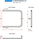 Миниатюра изображения товара Полотенцесушитель водяной Ростела ДУ-32 П-образный 50x60 (1 1/4")