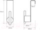 Миниатюра изображения товара Крючок для ванной Bemeta 104106152