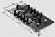 Миниатюра изображения товара Газовая варочная панель GEFEST ПВГ 2003 К12