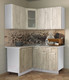Миниатюра изображения товара Кухонный гарнитур Интерлиния Мила 12x15 (дуб белый/дуб серый/опал светлый)