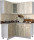 Миниатюра изображения товара Кухонный гарнитур Интерлиния Мила 12x16 (дуб белый/дуб серый/опал светлый)