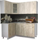 Миниатюра изображения товара Кухонный гарнитур Интерлиния Мила 12x18 (дуб белый/дуб серый/опал светлый)