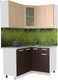 Миниатюра изображения товара Кухонный гарнитур Интерлиния Мила 12x12 (дуб молочный/дуб венге/опал светлый)