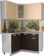 Миниатюра изображения товара Кухонный гарнитур Интерлиния Мила 12x14 (дуб молочный/дуб венге/опал светлый)
