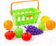 Миниатюра изображения товара Корзина игрушечная Полесье Набор продуктов с корзинкой №2 / 46963 (9эл, в сеточке)