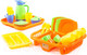 Миниатюра изображения товара Набор игрушечной посуды Полесье Алиса с сушилкой, подносом и лотком на 4 персоны / 40718