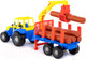 Миниатюра изображения товара Лесовоз игрушечный Полесье Мастер трактор с полуприцепом / 35295