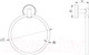Миниатюра изображения товара Кольцо для полотенца Ledeme L1704