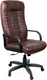 Миниатюра изображения товара Кресло офисное Деловая обстановка Атлант Стандарт кожа люкс (коричневый)