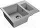 Миниатюра изображения товара Мойка кухонная GranFest Quadro GF-Q610K (серый)