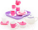 Миниатюра изображения товара Набор игрушечной посуды Полесье Алиса на 4 персоны с подносом / 58973 (35эл)