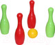 Миниатюра изображения товара Боулинг детский Полесье Кегли / 55149 (4шт)