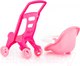 Миниатюра изображения товара Коляска для куклы Полесье Pink Line 2x1 / 44525