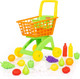 Миниатюра изображения товара Тележка игрушечная Полесье №6 с набором продуктов / 61904