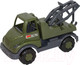 Миниатюра изображения товара Эвакуатор игрушечный Полесье Эвакуатор военный Кнопик / 55910
