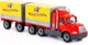 Фургон игрушечный Полесье Майк бортовой тентовый с прицепом / 55576 (в коробке) — фото 10
