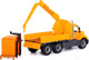 Миниатюра изображения товара Кран игрушечный Полесье Майк с манипулятором и конструктором Супер-Микс / 55590 (в коробке)