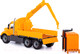 Миниатюра изображения товара Кран игрушечный Полесье Майк с манипулятором и конструктором Супер-Микс / 58508 (в лотке)