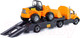 Миниатюра изображения товара Набор игрушечной техники Полесье Майк с трактором-погрузчиком / 55736 (в коробке)