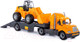Миниатюра изображения товара Набор игрушечной техники Полесье Майк с трактором-погрузчиком / 58591 (в лотке)