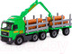 Миниатюра изображения товара Лесовоз игрушечный Полесье с прицепом / 9500 (в коробке)