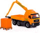 Миниатюра изображения товара Кран игрушечный Полесье с манипулятором и конструктором / 58300 (в лотке)