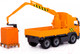 Миниатюра изображения товара Кран игрушечный Полесье с манипулятором и конструктором / 58300 (в лотке)