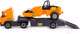 Миниатюра изображения товара Набор игрушечной техники Полесье с дорожным катком / 58416 (в лотке)