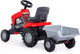 Миниатюра изображения товара Каталка детская Полесье Turbo трактор с педалями и полуприцепом / 52681