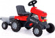 Миниатюра изображения товара Каталка детская Полесье Turbo трактор с педалями и полуприцепом / 52681