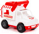Миниатюра изображения товара Фургон игрушечный Полесье Скорая помощь КонсТрак / 0490 (в сеточке)