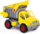 Миниатюра изображения товара Самосвал игрушечный Полесье КонсТрак / 0407 (желтый, в сеточке)