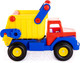 Миниатюра изображения товара Самосвал игрушечный Полесье №1 с резиновыми колесами / 37916