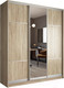 Миниатюра изображения товара Шкаф-купе Евва 176 SS.02 / АЭП ШК.3 03 (сонома/серебро)