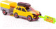 Миниатюра изображения товара Автомобиль игрушечный Полесье Легковой с прицепом / 53688 (в сеточке)