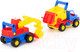 Миниатюра изображения товара Набор игрушечной техники Полесье КонсТрак с экскаватором колесным / 40855 (в коробке)