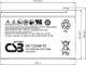 Миниатюра изображения товара Аккумуляторная батарея CSB HR 1234W F2 12V/9Ah