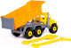 Миниатюра изображения товара Самосвал игрушечный Полесье Супергигант с большими граблями и лопаткой / 5557