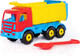 Миниатюра изображения товара Самосвал игрушечный Полесье Премиум с большой лопаткой / 9844
