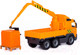 Миниатюра изображения товара Кран игрушечный Полесье с манипулятором и конструктором / 8800 (в сеточке)