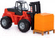 Миниатюра изображения товара Набор игрушечной техники Полесье Автокар с конструктором на поддоне / 1640 (в коробке)