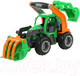 Миниатюра изображения товара Погрузчик игрушечный Полесье с ковшом ГрипТрак / 48394 (в сеточке)