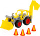 Миниатюра изображения товара Погрузчик игрушечный Полесье с ковшом КонсТрак / 37749 (в коробке)