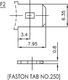 Миниатюра изображения товара Аккумуляторная батарея CSB GP 12120 F2 (12V/12Ah)